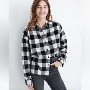 Madewell Shirt-Jacket in Buffalo Check XS